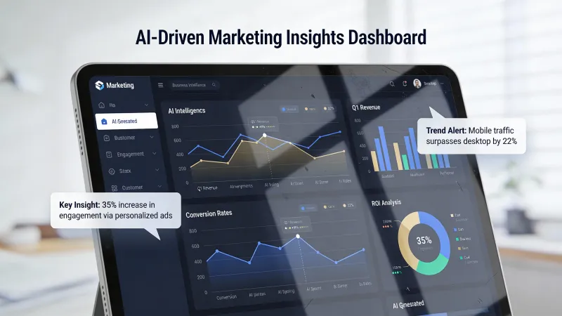 Análisis de datos con IA para profesionales de marketing: darle sentido a los números