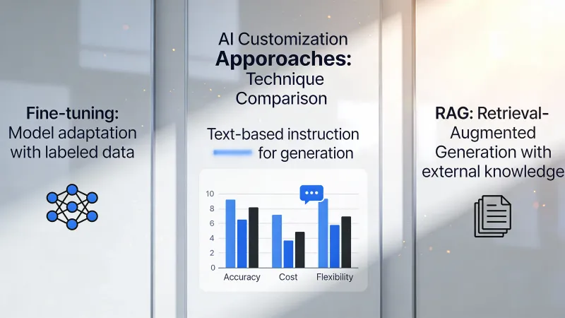 Ajuste fino vs prompting vs RAG: cómo elegir tu camino hacia una IA mejor