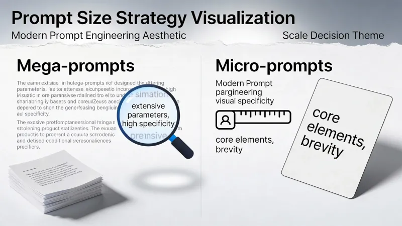 Mega-Prompts vs Micro-Prompts: When to Go Big or Small